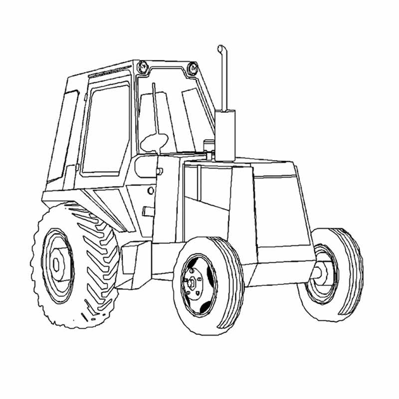 Traktor Tom kolorowanki